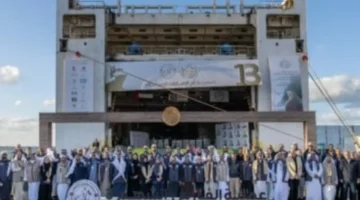 سفينة “أم الإمارات” تصل ميناء العريش محملة بـ7300 طن مساعدات غزة